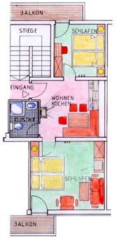 Wohnung 5 - Grundriss